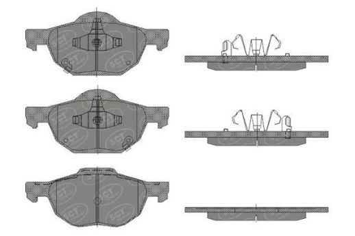 SP 447 PR тормозные колодки