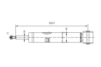 Z2712 Audi 100 200 задний