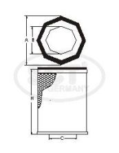SB 076 воздушный фильтр скидка -50%