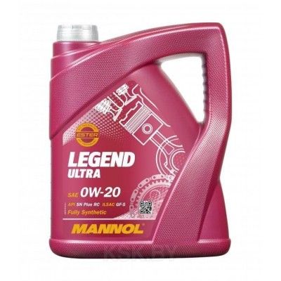 MANNOL Legend Ultra 0W-20 7918 5л синтетическое моторное масло