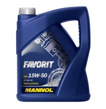 MANNOL Favorit 15w-50 7510 5л полусинтетическое моторное масло