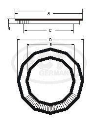 SB 078 воздушный фильтр ск.-50%