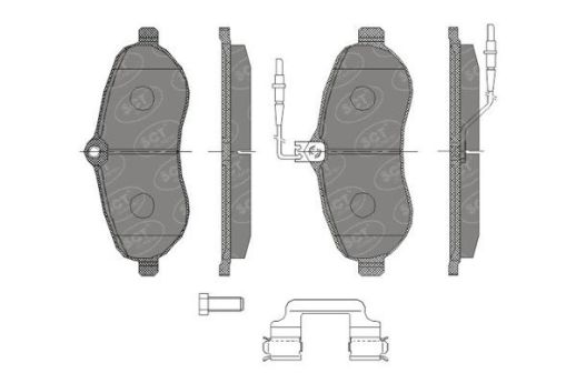 SP 457 PR тормозные колодки