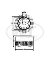 SM 125 A масляный фильтр СМ.ORTURBO #
