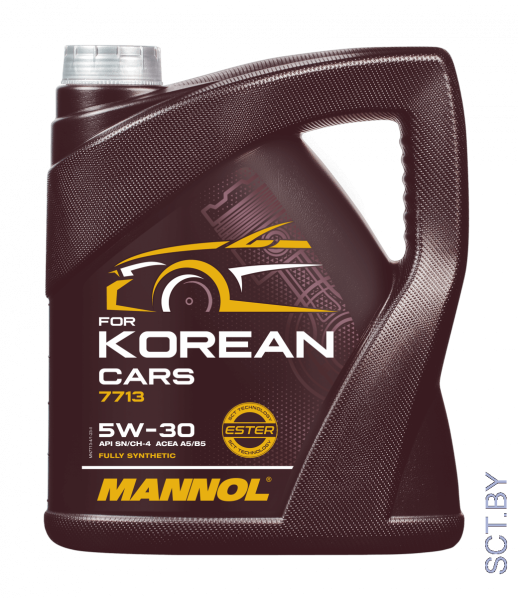 MANNOL 7713 OEM for Hyundai Kia 5W-30 SN 4л. синтетическое моторное масло