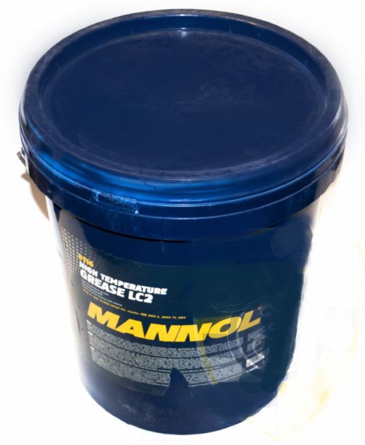 MANNOL 8116 LC-2 High Temperature Grease Ester 18кг термостойкая противоизносная пластичная смазка