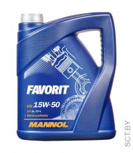 Mannol Favorit 15w-50 7510 4л полусинтетическое моторное масло