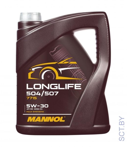 MANNOL Longlife 504/507 5W-30 7715 5л синтетическое моторное масло