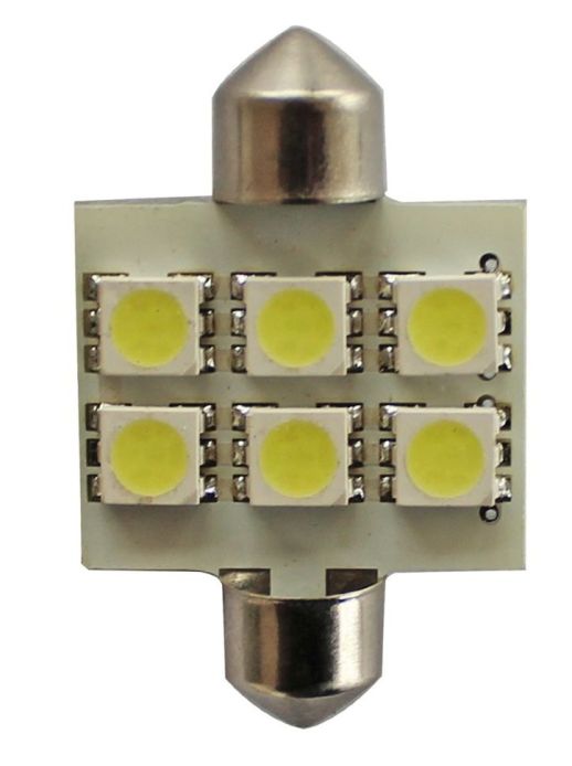 210148 LED C5W/10W 12V 6x5050 T11x31 / SV8,5