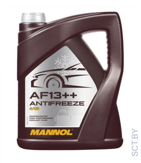 MANNOL 4115 Antifreeze AF13++ фиолетовый 5л (5,4кг) концентрат