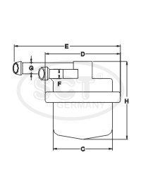 ST 334 топливный фильтр