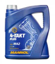 MANNOL 7202 4-Takt Plus 10W-40 4л четырехтактное полусинтетическое моторное масло
