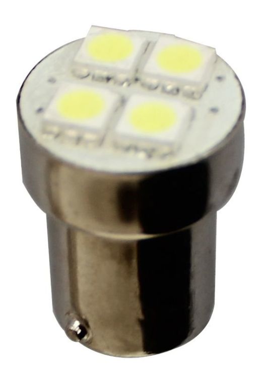 210186 LED R5W/10W 12V 4x5050 BA15S