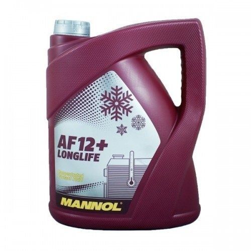 MANNOL 4112 Antifreeze AF12+ (-75°C) Longlife 5л красный антифриз-концентрат