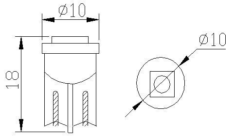 210209 LED W5W 12V 1x5050 W2,1x9,5d / T10