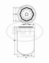 ST 6089 топливный фильтр скидка -50%