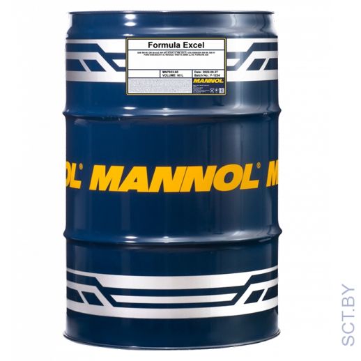 MANNOL Formula Excel 5W-40 7923 208л синтетическое моторное масло