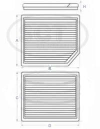 SA 1171 фильтр салона